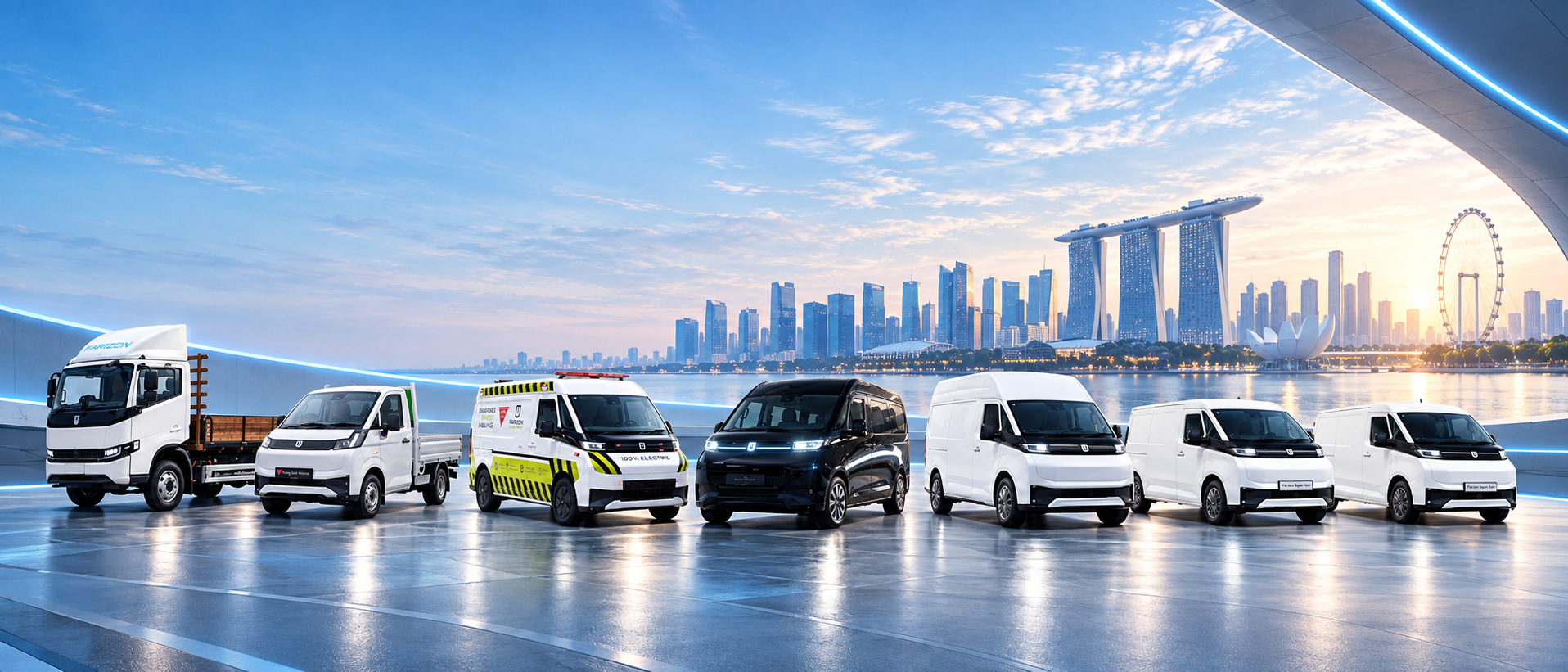 Farizon electric commercial vehicles in Singapore